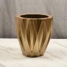 Pots en résine rond avec motifs